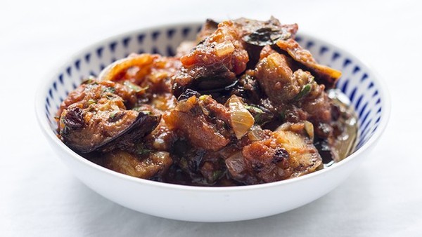 Spiced eggplant salad