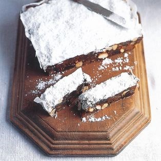 Spiced fruit and nut cake (Panforte di Siena)