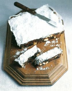 Spiced fruit and nut cake (Panforte di Siena)