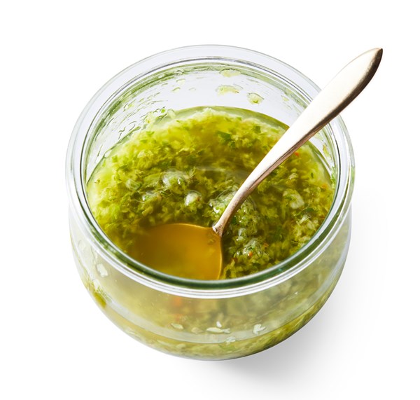 Spiced ginger-scallion oil