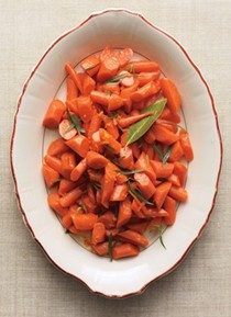 Spiced glazed carrots with sherry and citrus