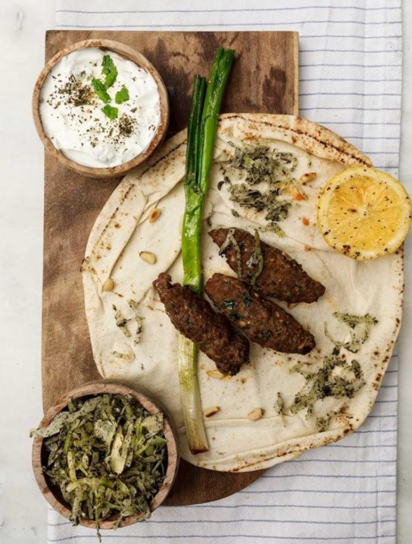 Spiced ground meat (Kabab)