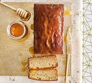 Spiced honey drizzle cake