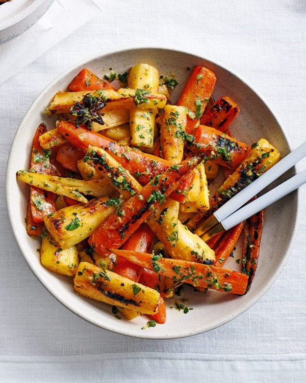 Spiced honey fondant parsnips & carrots