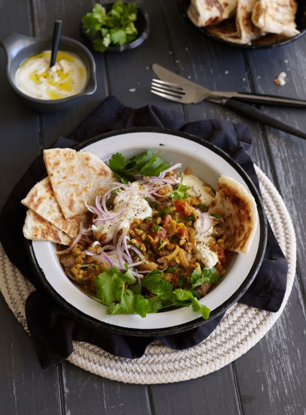 Spiced lamb and barley stew