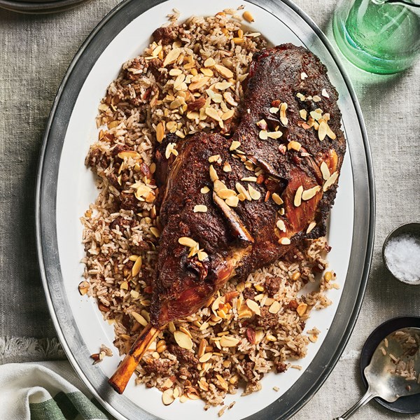 Spiced lamb-and-rice pilaf (Hashweh)