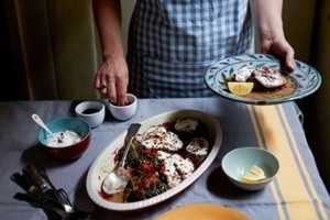Spiced lamb and rice-stuffed cabbage leaves