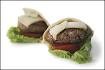 Spiced lamb burgers with melted goat Gouda
