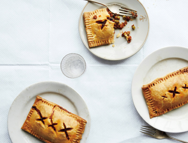 Spiced lamb hand pies