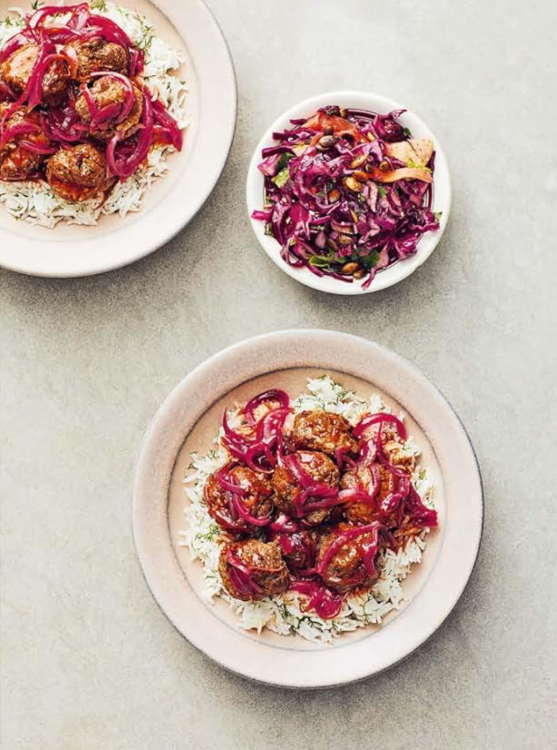 Spiced lamb meatballs