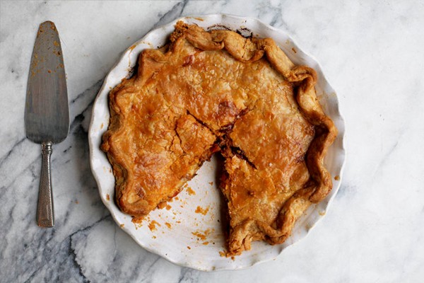 Spiced lamb pie