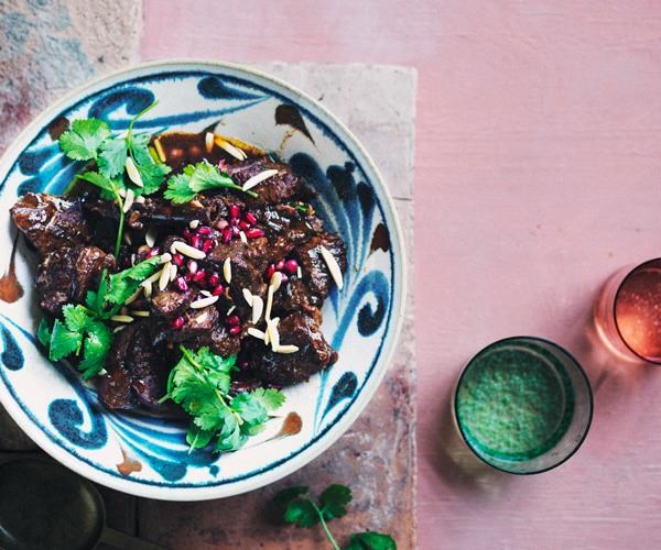 Spiced lamb with prunes