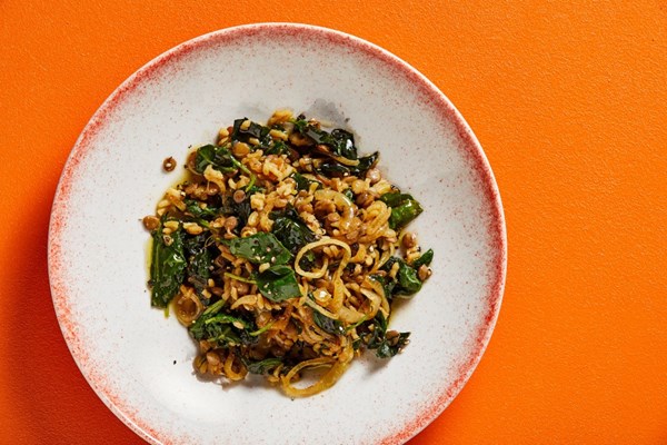 Spiced lentils and rice