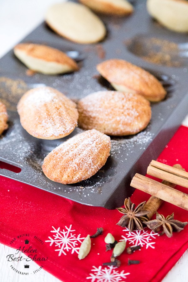 Spiced madeleines