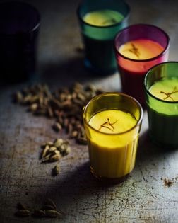 Spiced mango milkshake