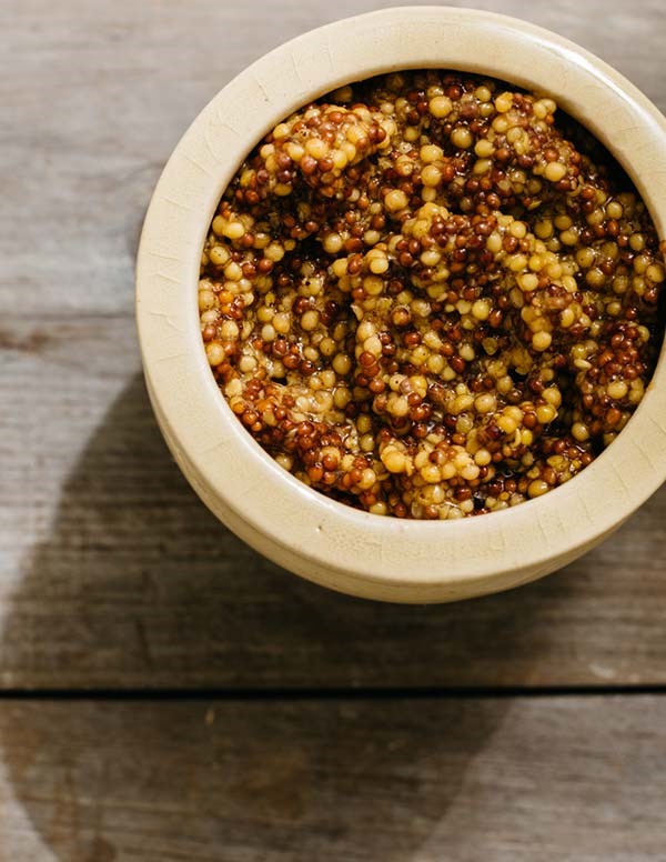Spiced maple whole seed mustard