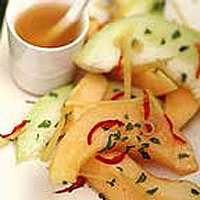 Spiced melon salad 