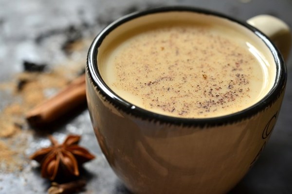 Spiced milk tea (Masala chai) 