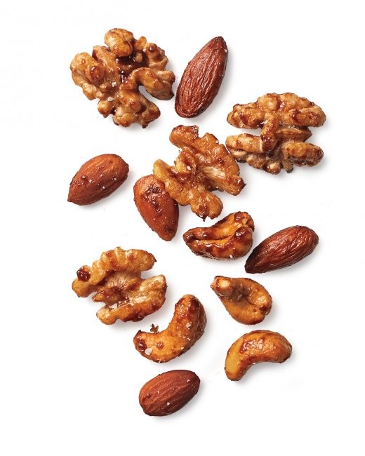 Spiced mixed nuts