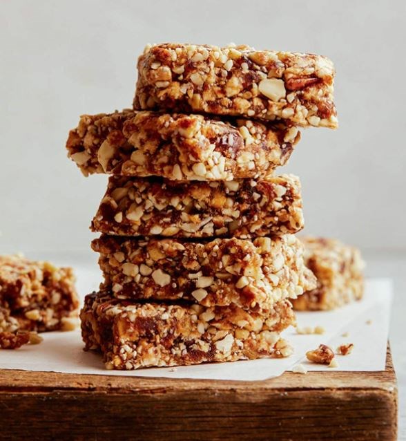 Spiced nut and date bars