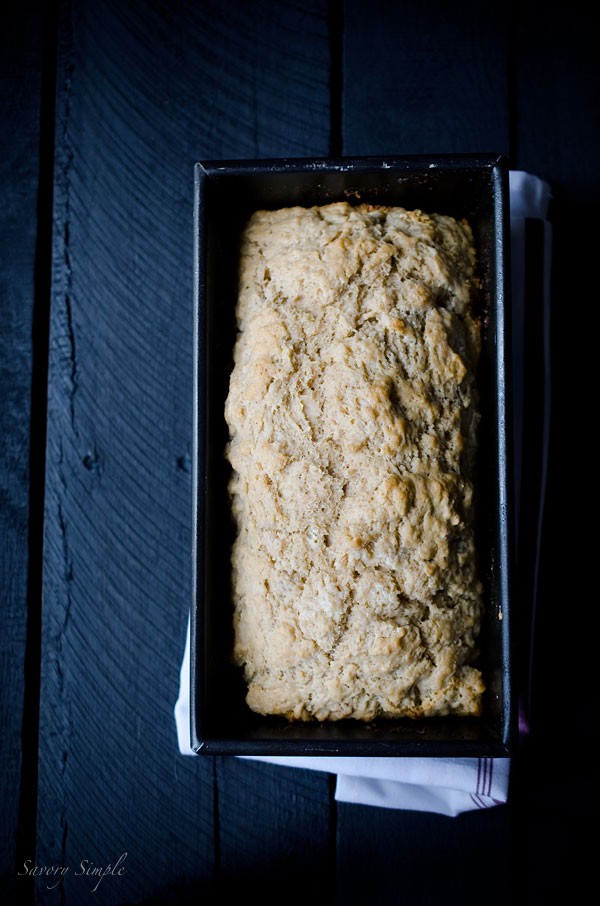 Spiced Octoberfest beer bread