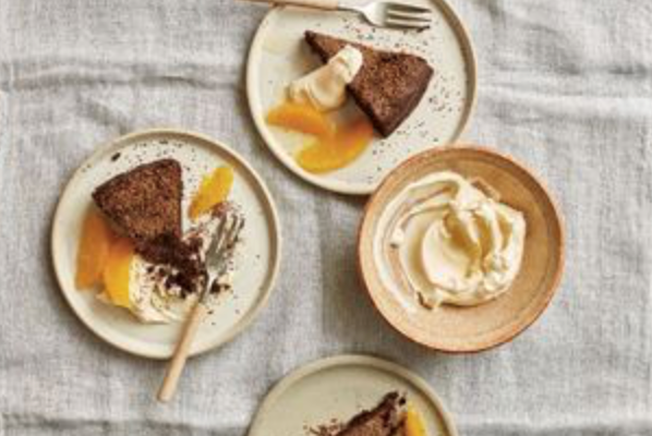 Spiced orange chocolate mousse cake