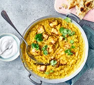 Spiced paneer dhal