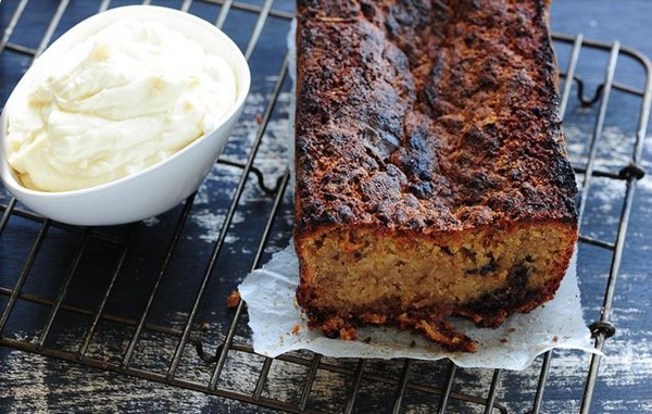 Spiced parsnip & chocolate chunk cake
