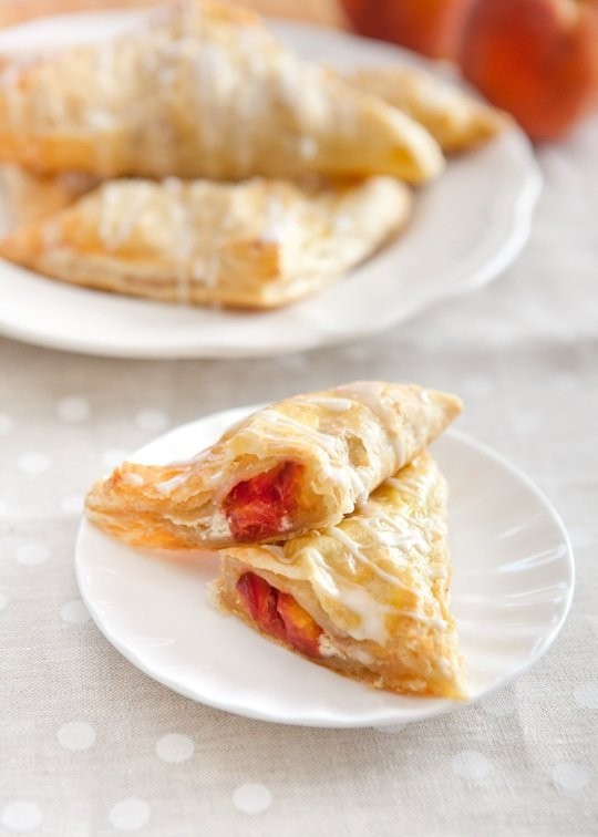 Spiced peach turnovers
