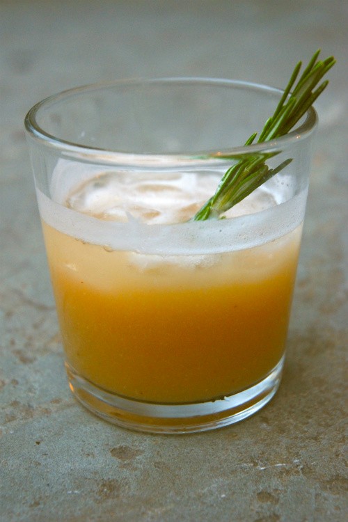 Spiced pear collins