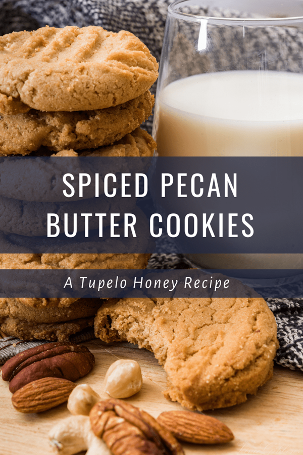 Spiced pecan butter cookies