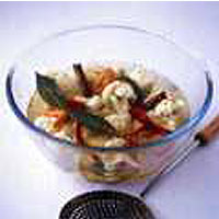 Spiced pickled cauliflower