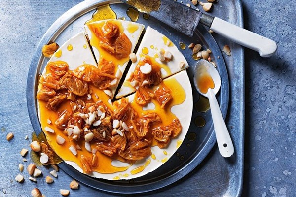 Spiced pineapple cheesecake
