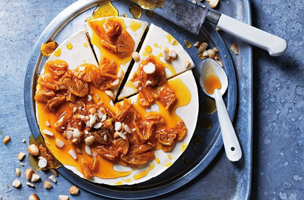 Spiced pineapple cheesecake