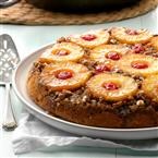Spiced pineapple upside-down cake