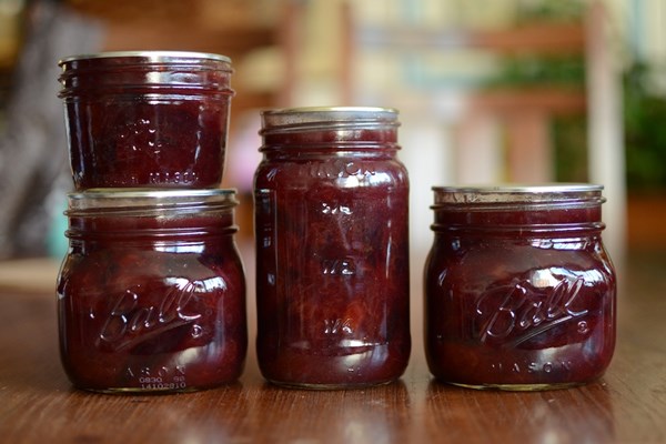 Spiced plum jam