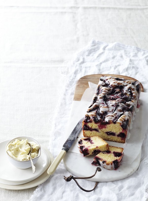 Spiced plum loaf