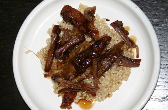 Spiced pork belly with apple cider glaze