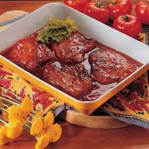 Spiced pork chops
