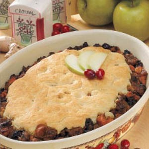 Spiced pork potpie