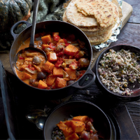 Spiced pumpkin & coconut casserole