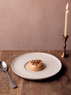 Spiced pumpkin and coffee panna cotta