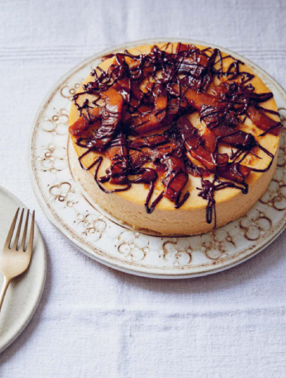 Spiced pumpkin cheesecake