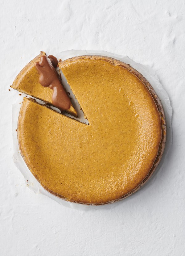 Spiced pumpkin cheesecake