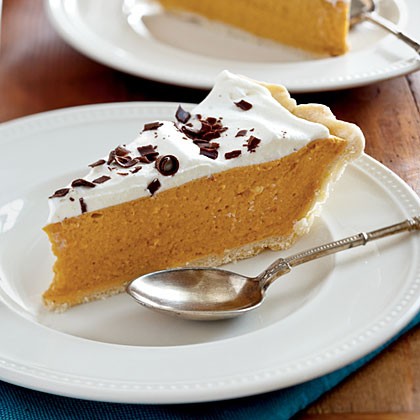 Spiced pumpkin chiffon pie