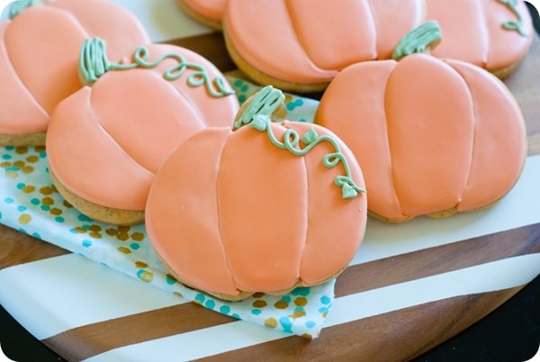 Spiced pumpkin cut-out cookies