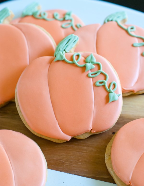 Spiced pumpkin cut-out cookies