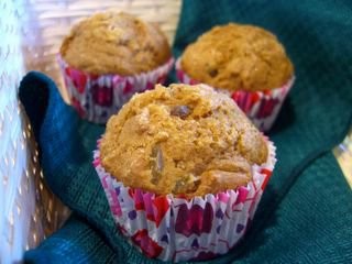 Spiced pumpkin muffins