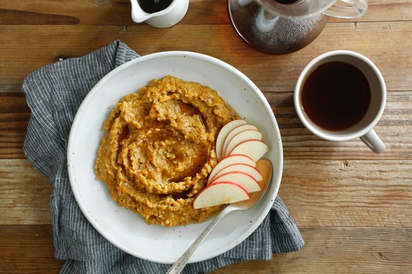 Spiced pumpkin oatmeal