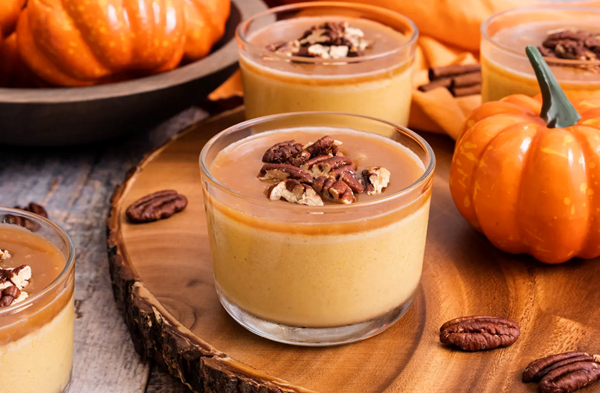 Spiced pumpkin panna cotta